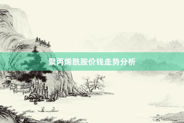 聚丙烯酰胺价钱走势分析